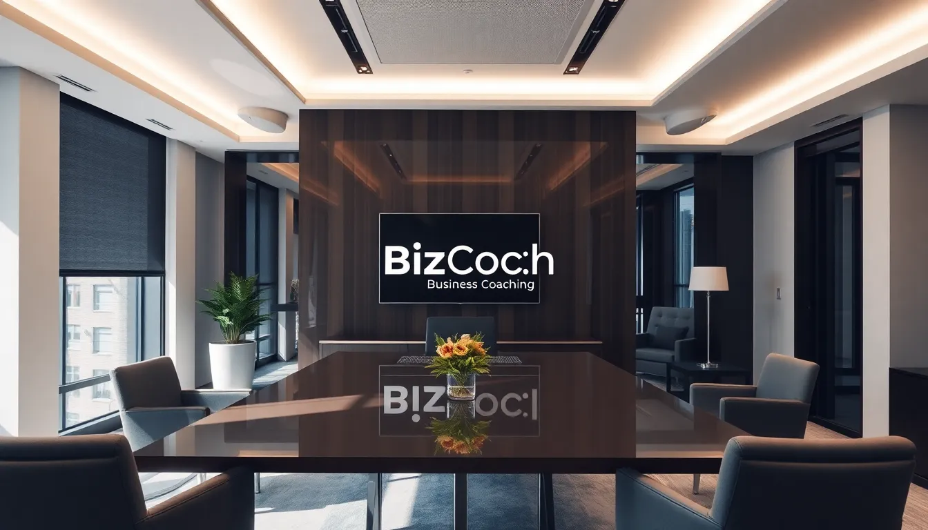 Interior of the luxurious and modern BizCoach Vienna office